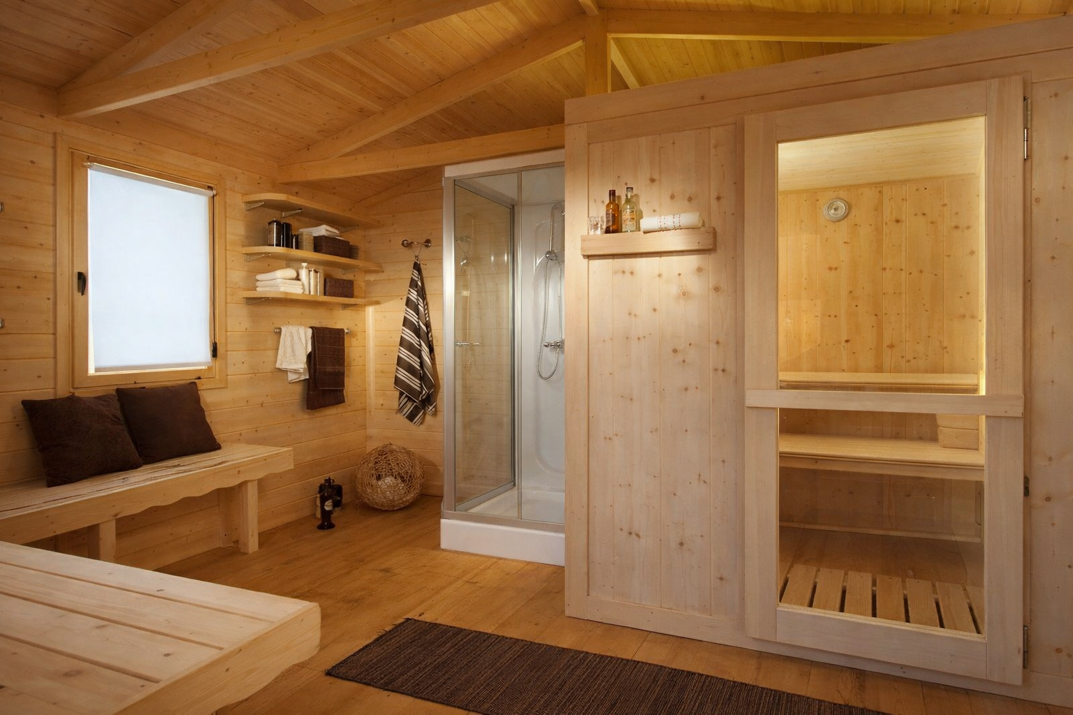 sauna e bagno turco in casa